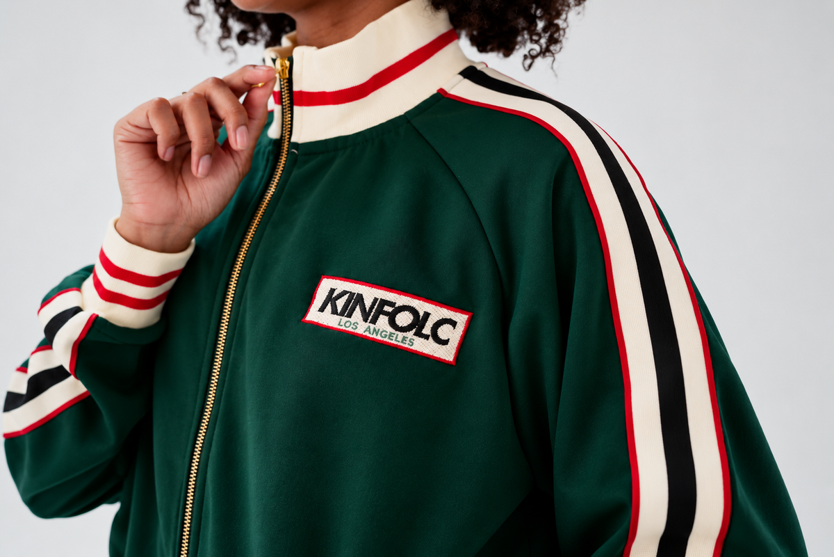 Green Bold Track Suit