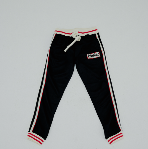 Black Cursive Track Suit