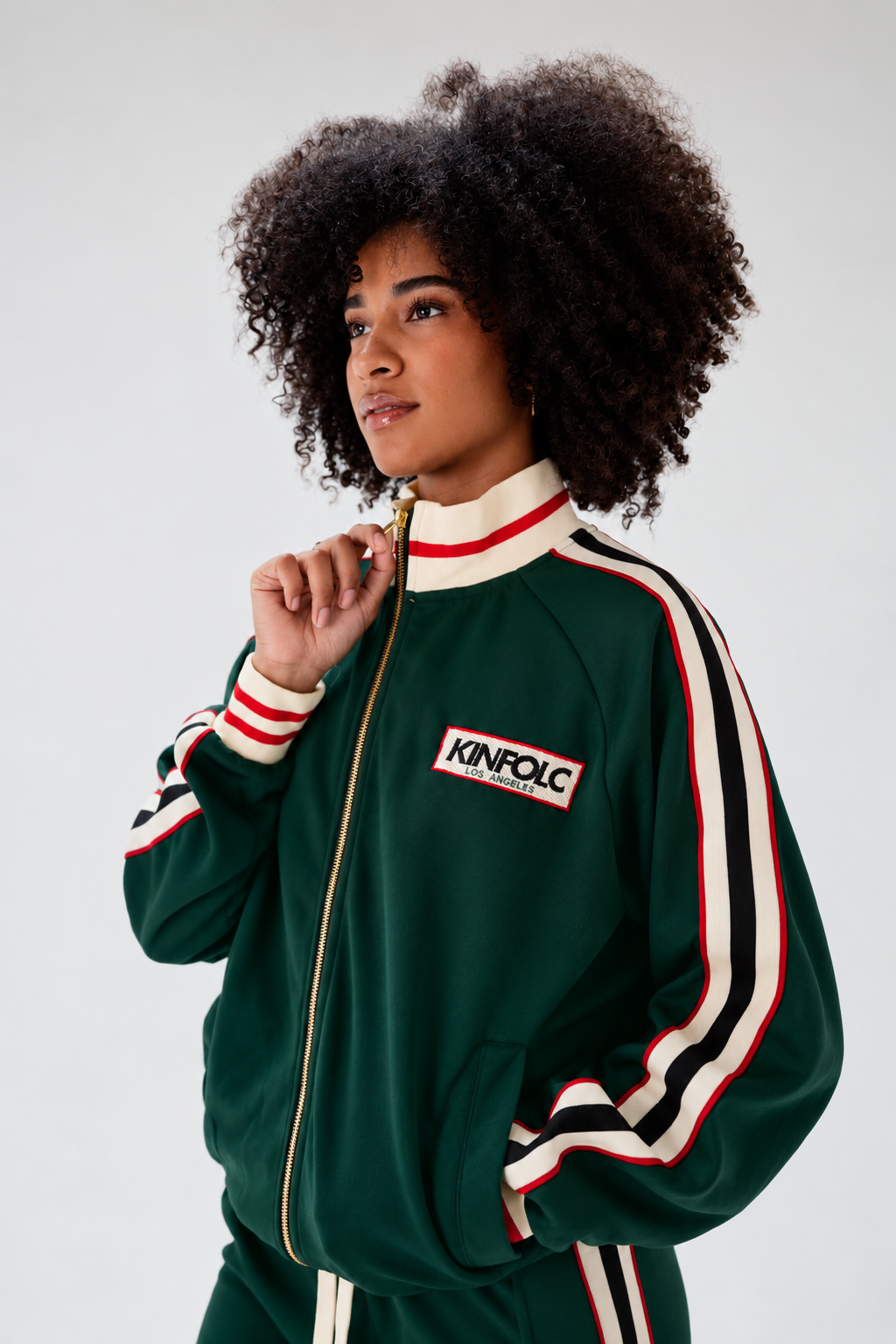 Green Bold Track Suit